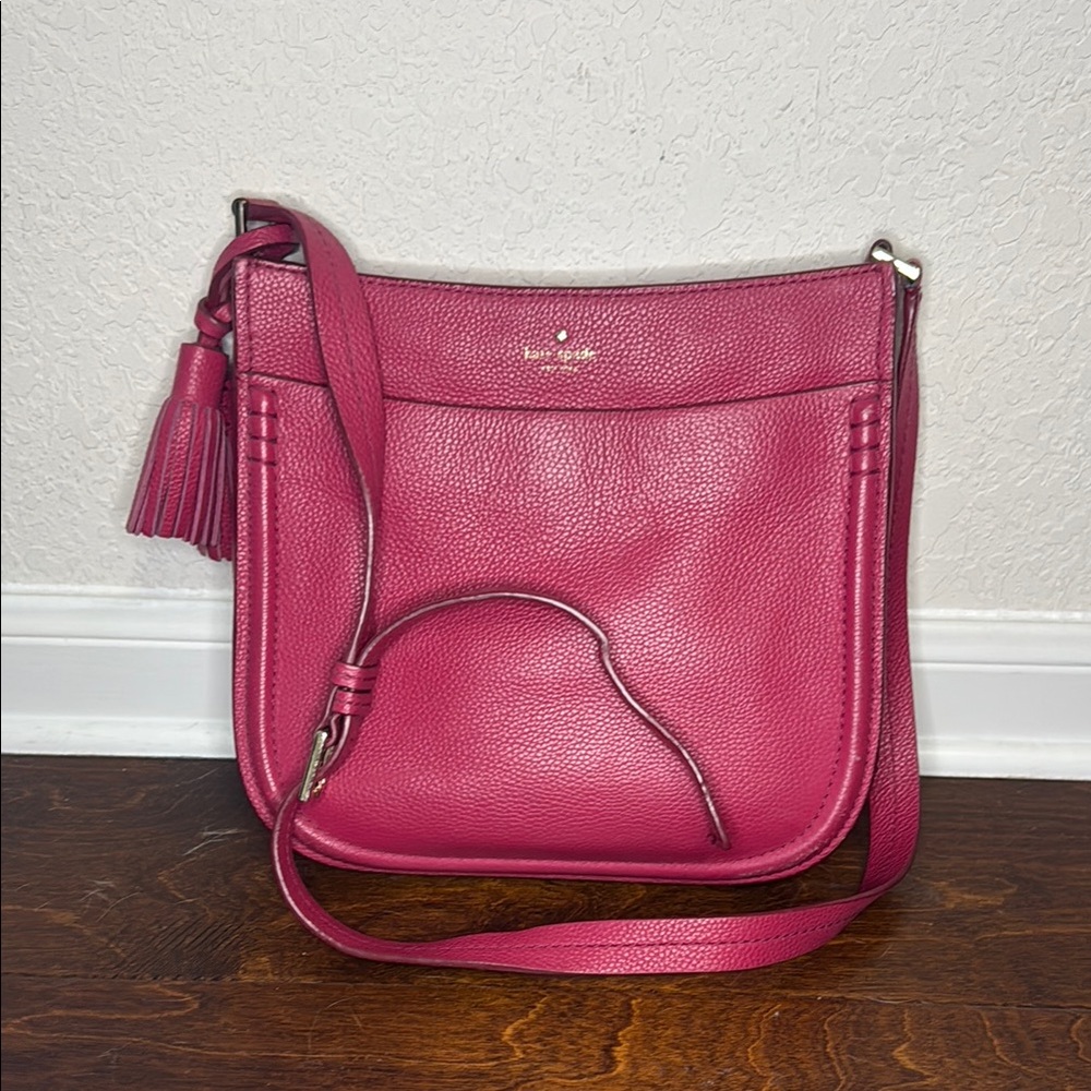 Kate Spade Pink Leather Crossbody Bag